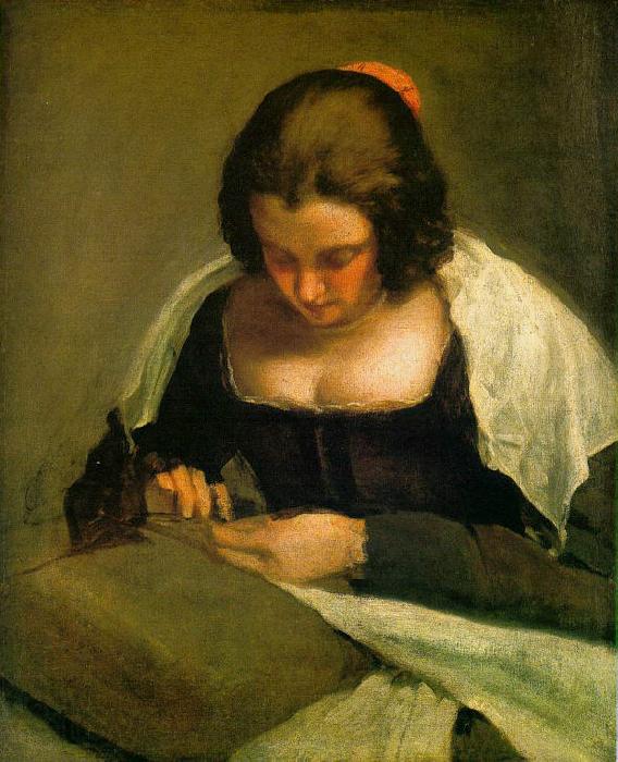 Diego Velazquez The Needlewoman Spain oil painting art